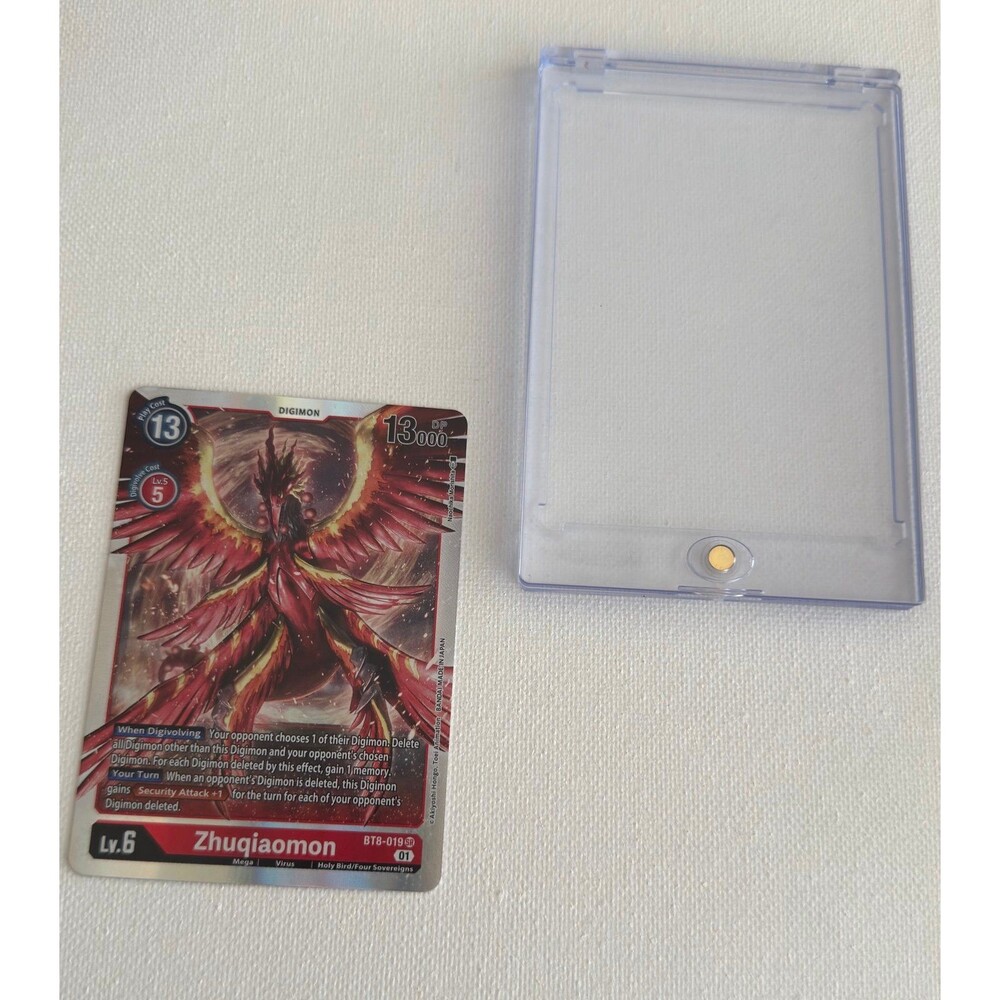Digimon Zhuqiaomon BT8-019 Mega Virus Trading Card